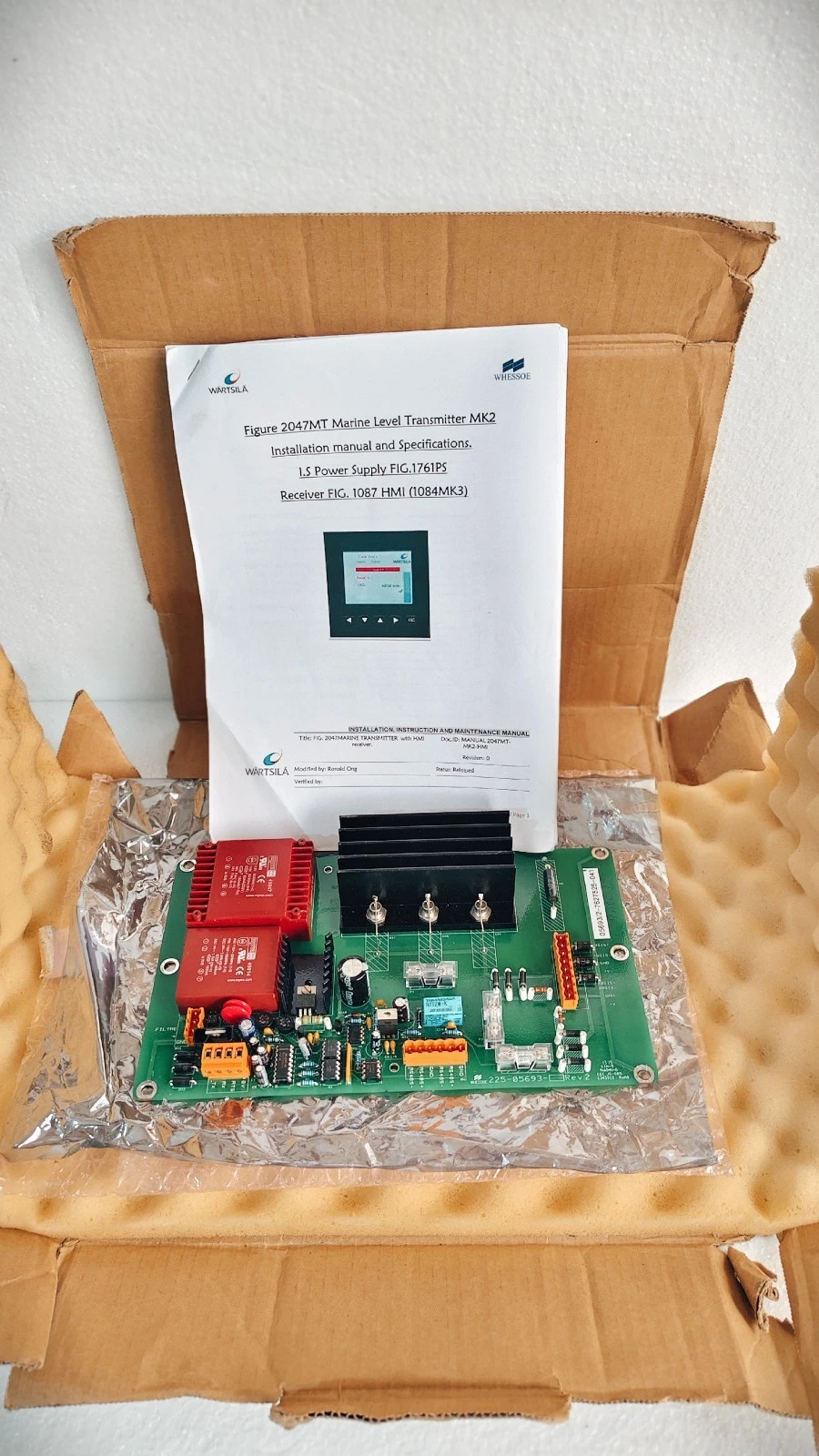 Wartsila / Whessoe 525-5693-111 Rev C